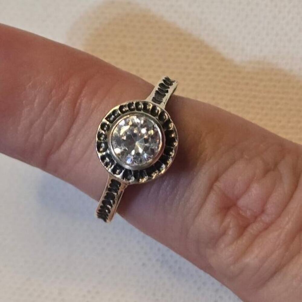 Silpada Sterling Silver 925 Perfect Bliss Ring Size 7 R2076 - Picture 2 of 6